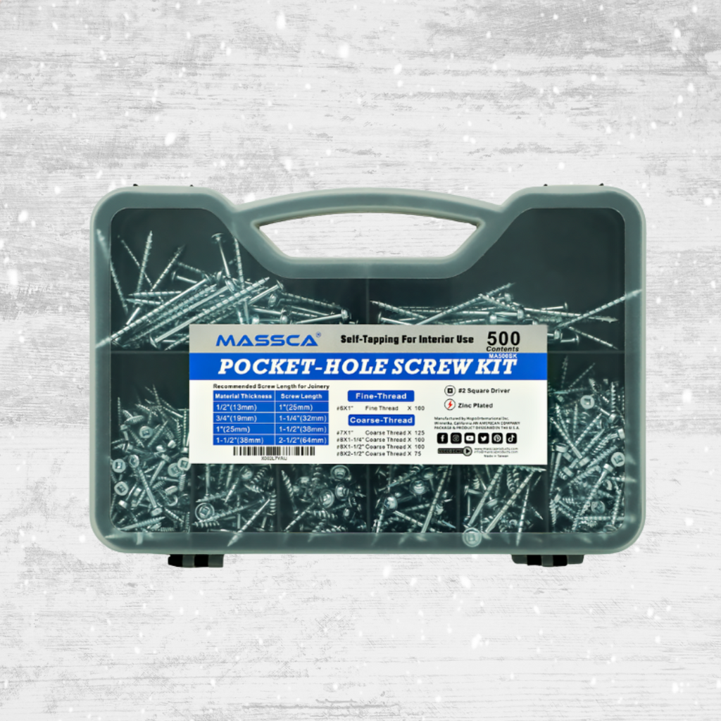 Pocket Hole Screws Plugs Massca Products Canada